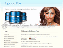 Tablet Screenshot of lightenexplus.com